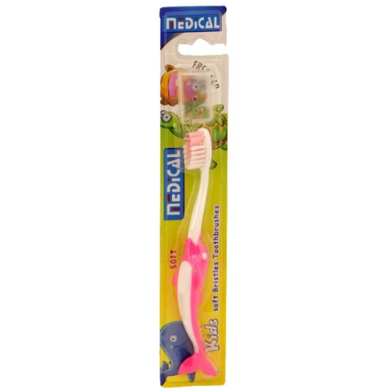 مسواک کودک مدیکال MEDICAL طرح دلفین برس نرم